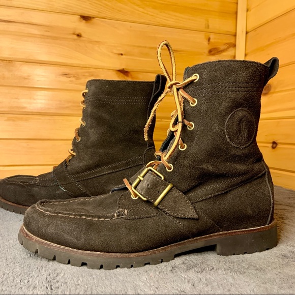 Polo by Ralph Lauren Shoes | Polo Ralph Lauren Mens Ranger Boots Brown Suede Size 9 | Color: Brown/Tan | Size: 9 | Vanlifethrifter's Closet